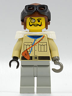 Lego figurka Adventurers Sam Sinister / Baron von Barron