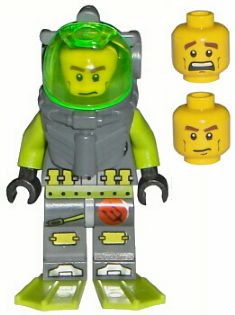 Lego figurka Atlantis Diver 1 Axel