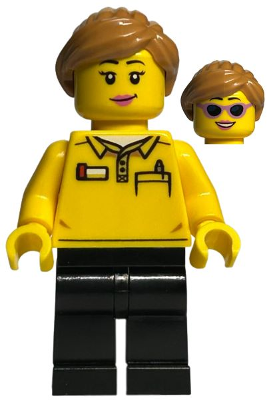 Lego figurka BrickLink Designer Program LEGO Store Employee Female