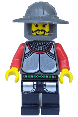 Lego figurka Castle Knights' Kingdom - print wear head and legs