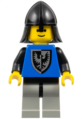 Lego figurka Castle Black Falcon Light Gray Legs
