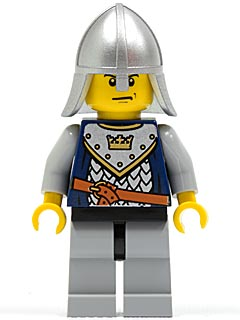 Lego figurka Castle Fantasy Era Crown Knight Scale Mail - prasklá ruka