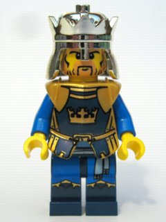Lego figurka Castle Fantasy Era Crown King - opotřebovaná koruna