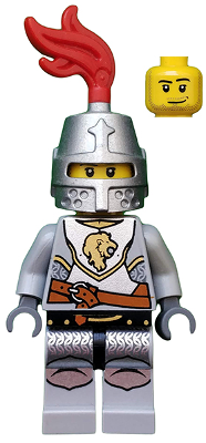 Lego figurka Castle Kingdoms Lion Knight Breastplate - bez chocholu