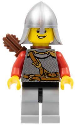 Lego figurka Castle Kingdoms Lion Knight Scale Mail