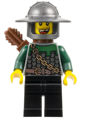 Lego figurka Castle Kingdoms Dragon Knight Scale Mail - bez toulce
