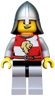 Lego figurka Castle Kingdoms Lion Knight Quarters Helmet