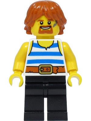 Lego figurka Castle Blacksmith White Tank Top (Nová)