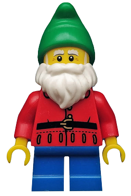 Lego figurka COL Lawn Gnome Series 4 - okousané nohy