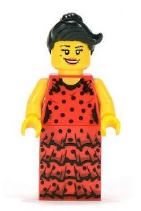 Lego figurka COL Flamenco Dancer Series 6