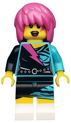 Lego figurka COL Rocker Girl Series 7