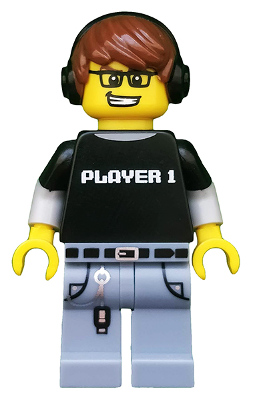 Lego figurka COL Video Game Guy Series 12 (Nová)