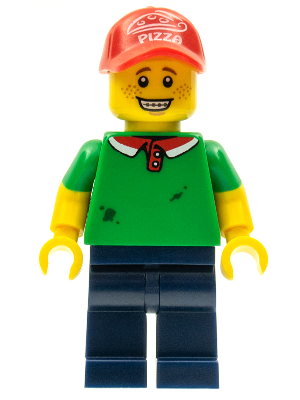 Lego figurka COL Pizza Delivery Guy Series 12 (Nová)