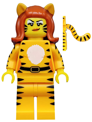 Lego figurka COL Tiger Woman Series 14
