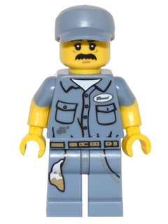 Lego figurka COL Janitor Series 15