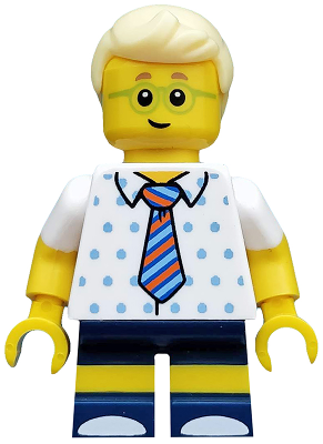 Lego figurka COL Birthday Party Boy Series 18
