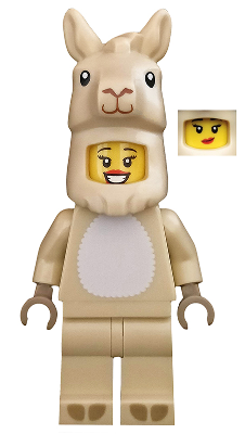 Lego figurka COL Llama Costume Girl Series 20 (Nová)