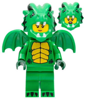 Lego figurka COL Green Dragon Costume Series 23 (Nová)