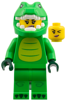 Lego figurka COL Crocodile Costume Fan Series 28 (Nová)