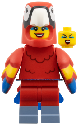 Lego figurka COL Parrot Costume Fan Series 28 (Nová)