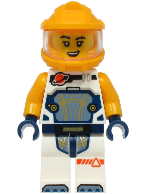 Lego figurka City Astronaut Female White Spacesuit (Nová)