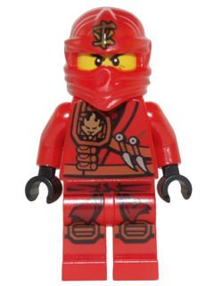 Lego figurka Dimensions Kai (Jungle Robe) - opotřebovaný potisk hlavy