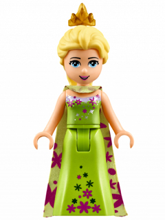 Lego figurka Disney Elsa Lime Dress - bez koruny