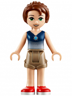 Lego figurka Elves Emily Jones Dark Tan Shorts