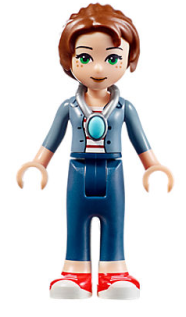 Lego figurka Elves Emily Jones Sand Blue Jacket - bez náhrdelníku