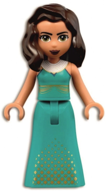Lego figurka Friends Amelia Gold Squares on Skirt
