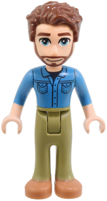 Lego figurka Friends Jonathan Dark Azure Shirt (Nová)
