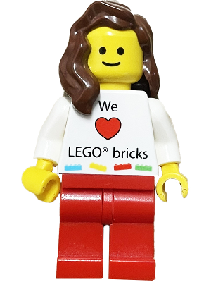 Lego figurka LEGO Brand LEGO Kladno Girl We Heart LEGO