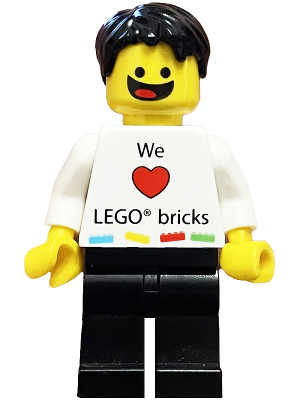 Lego figurka LEGO Brand LEGO Kladno Boy We Heart LEGO