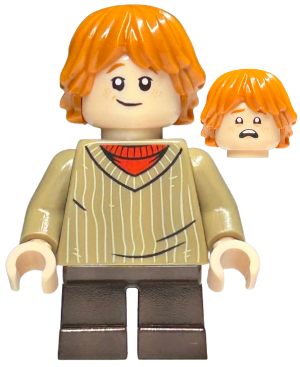 Lego figurka Harry Potter Ron Weasley Dark Tan Sweater (Nová)