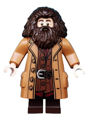Lego figurka Harry Potter Rubeus Hagrid Medium Nougat Topcoat (Nová)