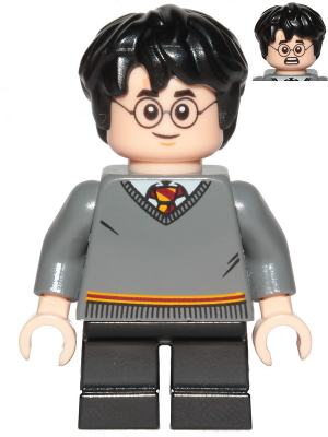 Lego figurka Harry Potter Gryffindor Sweater Black Short Legs