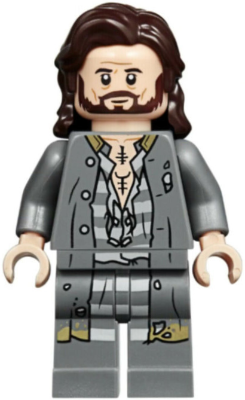 Lego figurka Harry Potter Sirius Black Dark Brown Hair (Nová)