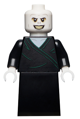 Lego figurka Harry Potter Lord Voldemort White Head - stopy okousání