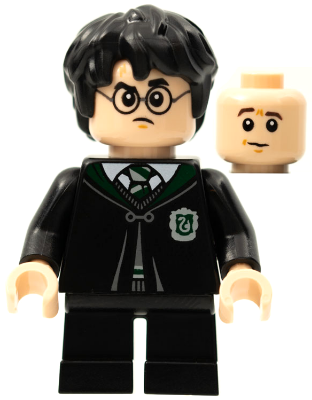 Lego figurka Harry Potter Black Slytherin Robe and Short Legs (Nová)