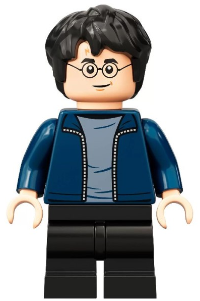 Lego figurka Harry Potter Dark Blue Open Jacket (Nová)