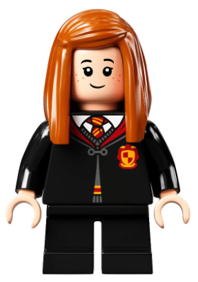 Lego figurka Harry Potter Ginny Weasley Gryffindor Robe Clasped (Nová)