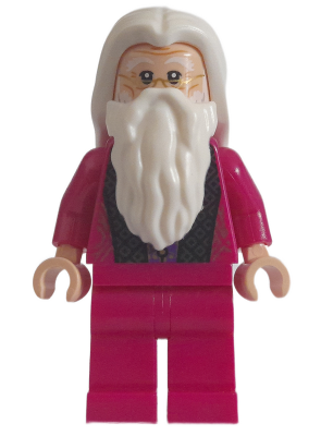 Lego figurka Harry Potter Albus Dumbledore Magenta Robe (Nová)