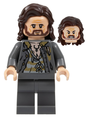 Lego figurka Harry Potter Sirius Black Dark Brown Hair (Nová)