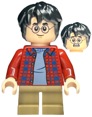Lego figurka Harry Potter Dark Red Plaid Flannel Shirt