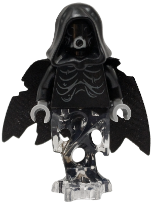 Lego figurka Harry Potter Dementor Black with Black Cape Head (Nová)