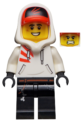 Lego figurka Hidden Side Jack Davids White Hoodie (Nová)