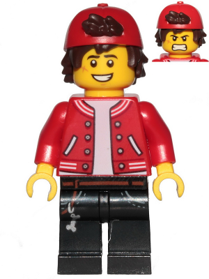 Lego figurka Hidden Side Jack Davids Red Jacket