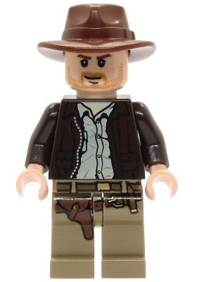 Lego figurka Indiana Jones Dark Brown Jacket (Nová)