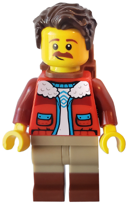Lego figurka Ideas Camper Male Red Jacket (Nová)