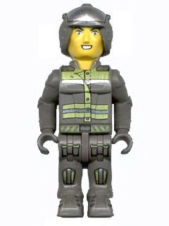 Lego figurka 4 Juniors Res-Q Open Faced Helmet without Sunglasses